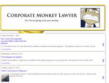 Tablet Screenshot of corporatemonkeylawyer.com